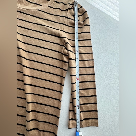Talbots Long Sleeve Striped T-shirt Size Medium - Picture 6 of 10